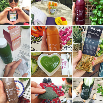 What a day of alkaline cleansing looks like