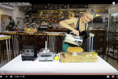 Raw Carrot Cake Recipe Video